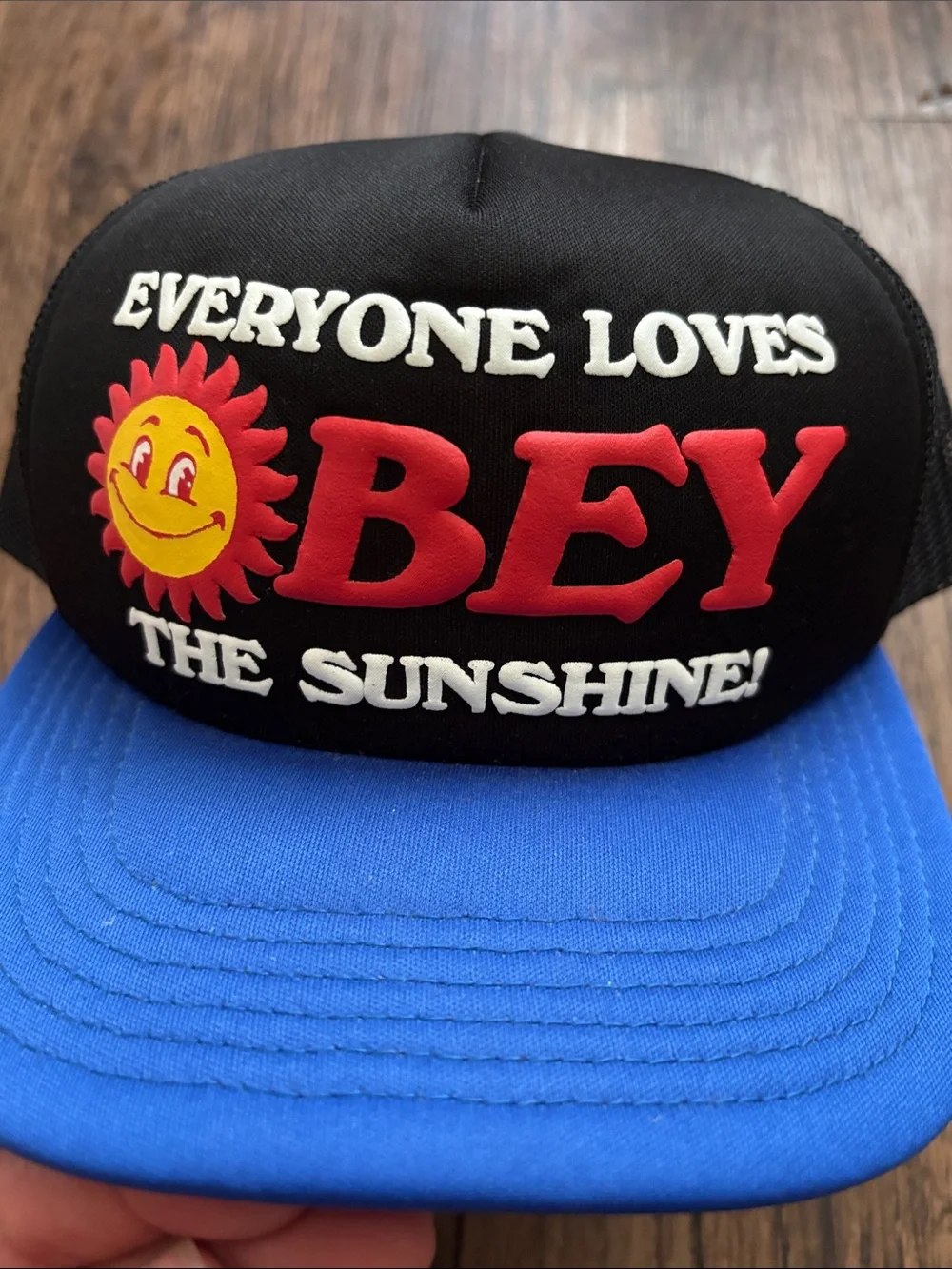 OBEY Trucker Hat Everyone Loves OBEY The Sunshine Graphic Mesh Snapback